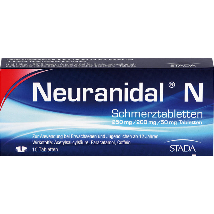 Neuranidal N Schmerztabletten, 10 St. Tabletten