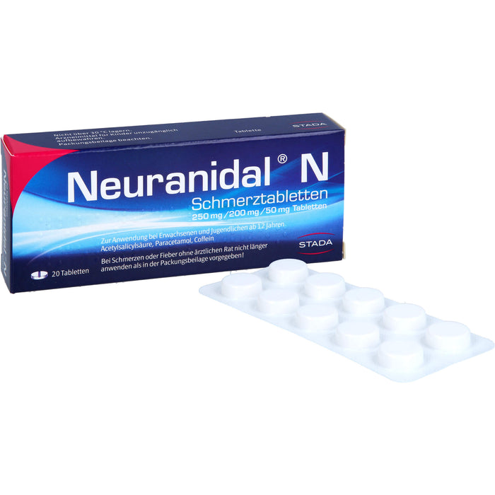 Neuranidal N Schmerztabletten, 20 pc Tablettes