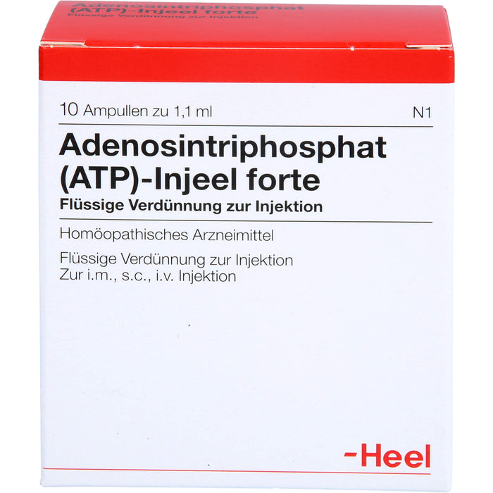 Adenosintriphosphat (ATP)-Injeel forte Ampullen, 10 pc Ampoules