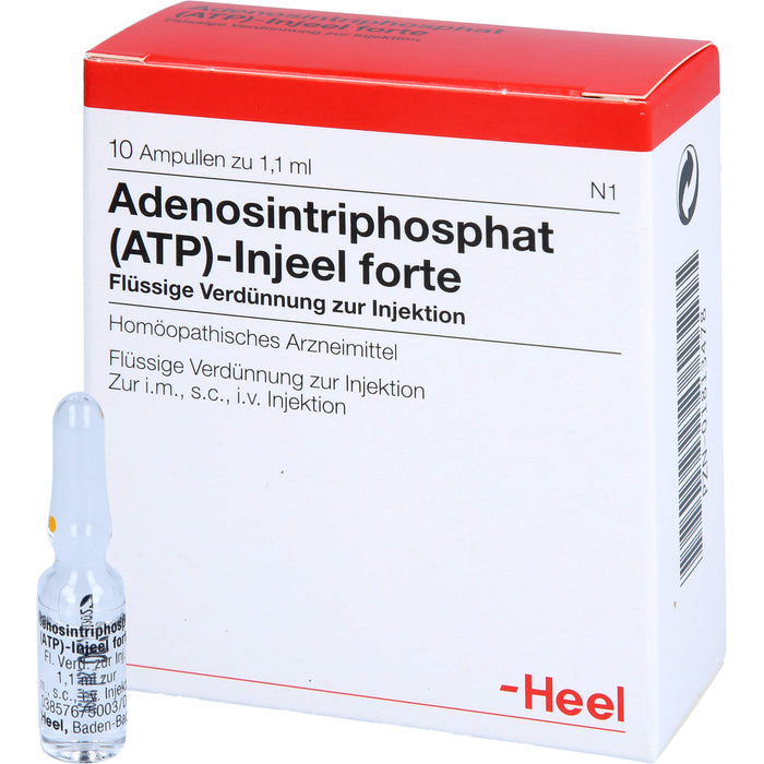 Adenosintriphosphat (ATP)-Injeel forte Ampullen, 10 pc Ampoules