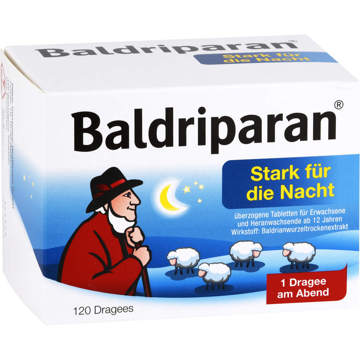 Baldriparan Stark für die Nacht Dragees, 120 pc Tablettes