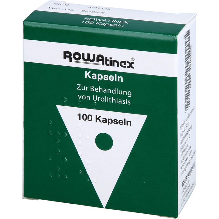 ROWAtinex Kapseln zur Behandlung von Urolithiasis, 100 pc Capsules