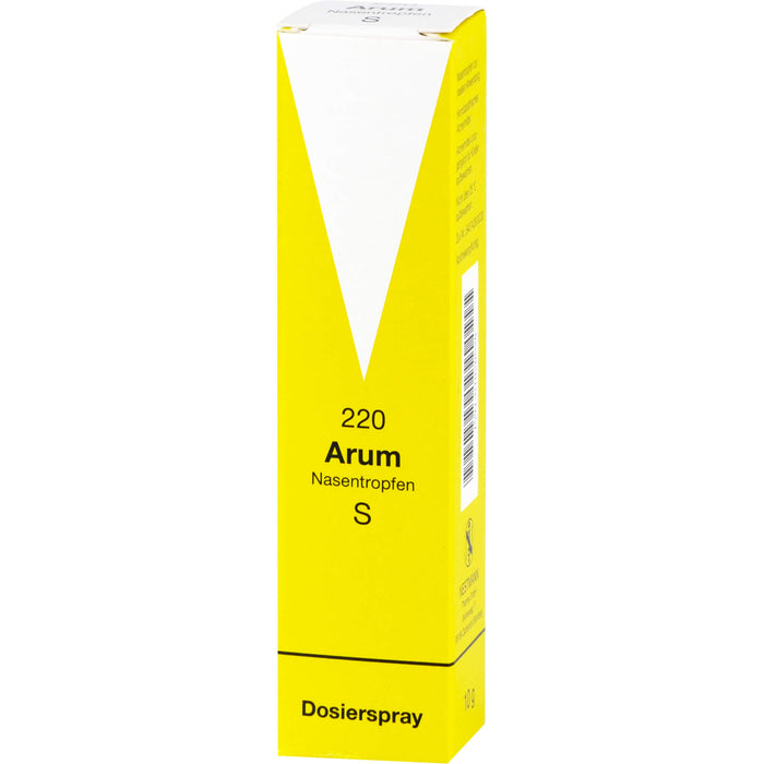 NESTMANN 220 Arum Nasentropfen S, 10 g Solution