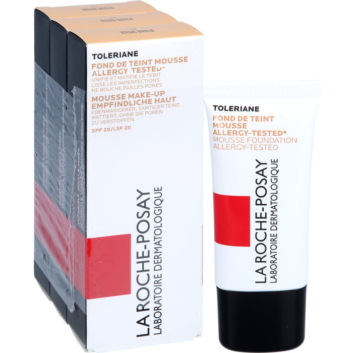 LA ROCHE-POSAY Toleriane Teint Mousse Make-up für empfindliche Haut, 30 ml Crème