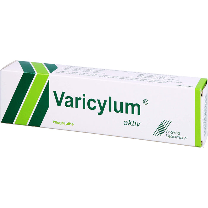 Varicylum aktiv Pflegesalbe zur Venenpflege und Unterstützung bei stumpfen Sportverletzungen, 100 g Salbe