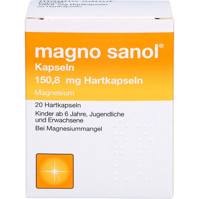 magno sanol Kapseln, 20 pc Capsules