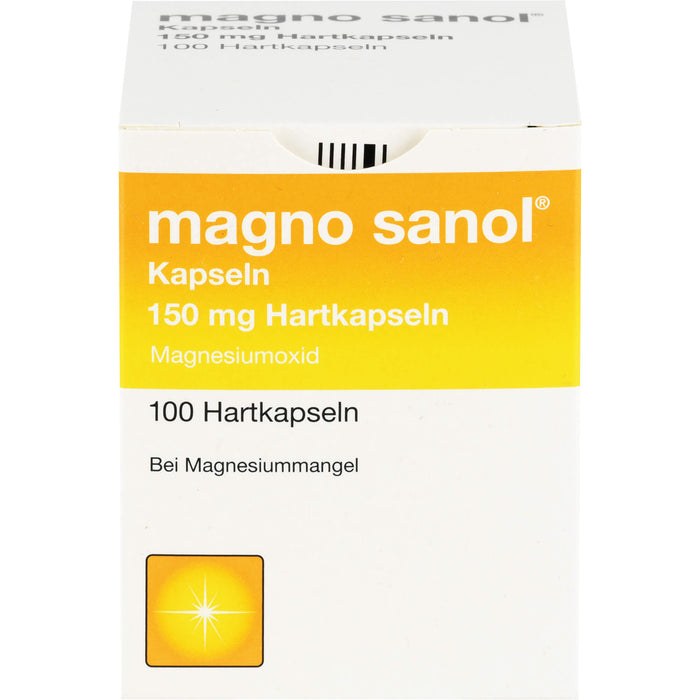 magno sanol Kapseln bei Magnesiummangel, 100 pc Capsules