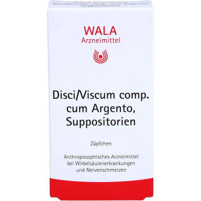 WALA Disci/Viscum comp. cum Argento Suppositorien, 10 pcs. Suppositories