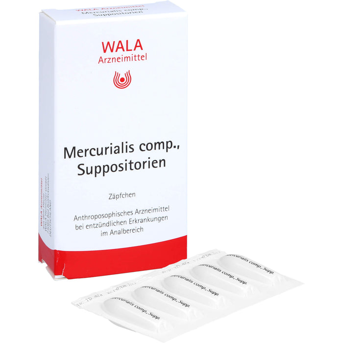 WALA Mercurialis comp. Zäpfchen, 10 pcs. Suppositories