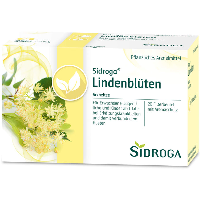 Sidroga Lindenblüten Arzneitee mit Aromaschutz, 20 pc Sachets