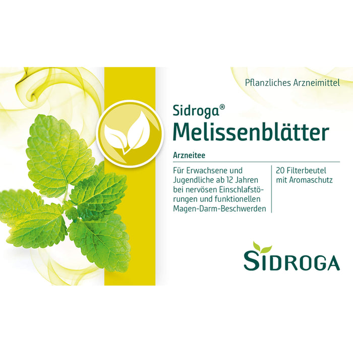 Sidroga Melissenblätter Heilpflanzentee, 20 St. Filterbeutel