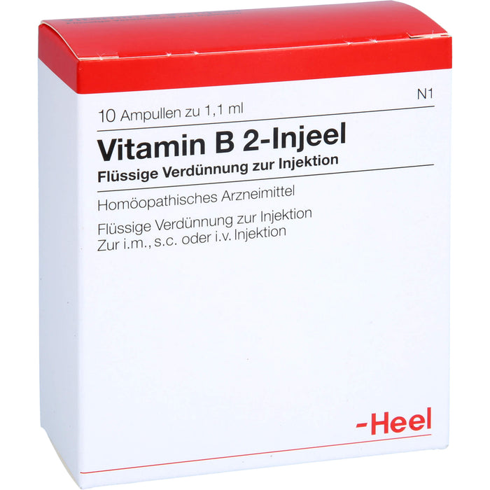 Heel Vitamin B2 Injeel Ampullen, 10 pc Ampoules