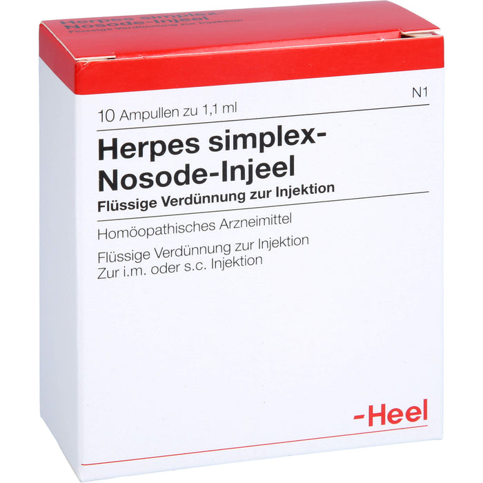 Herpes simplex-Nosode-Injeel Ampullen, 10 St. Ampullen