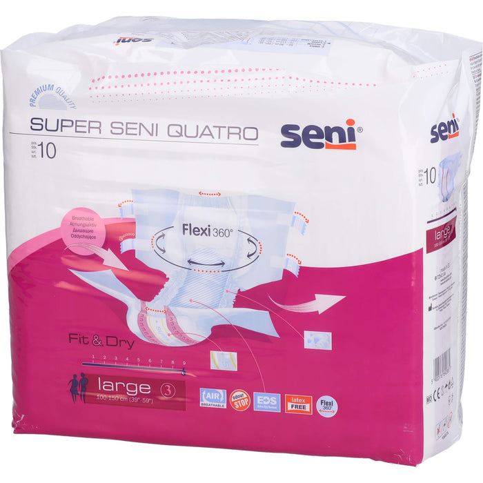 Super Seni Quatro Large, 10 St