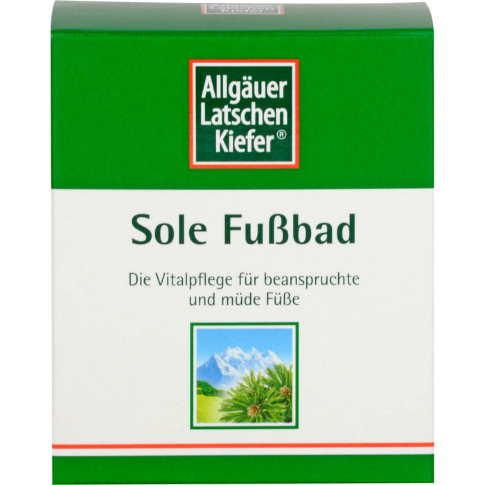 Allgäuer Latschenkiefer Sole Fußbad, 10 St. Beutel