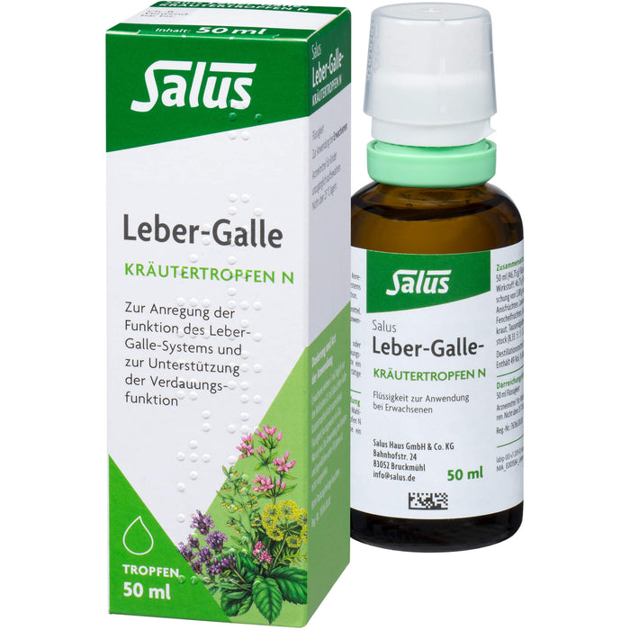 Salus Leber-Galle-Kräutertropfen N, 50 ml Lösung