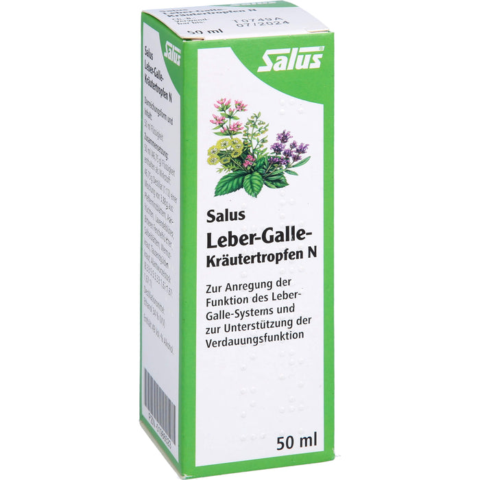 Salus Leber-Galle-Kräutertropfen N, 50 ml Solution