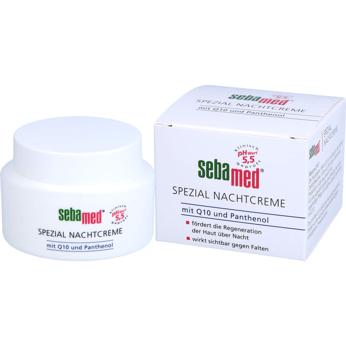 sebamed spezial Nachtcreme mit Q10 und Panthenol, 75 ml Crème