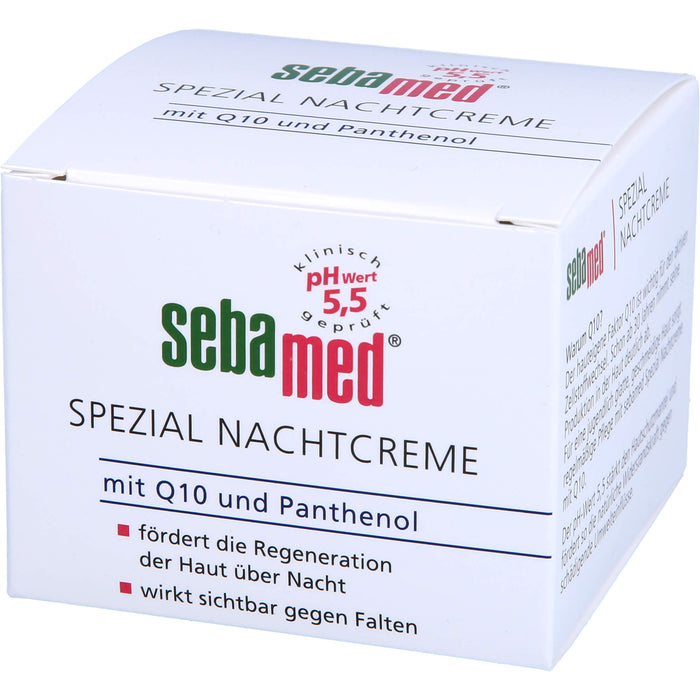 sebamed spezial Nachtcreme mit Q10 und Panthenol, 75 ml Creme