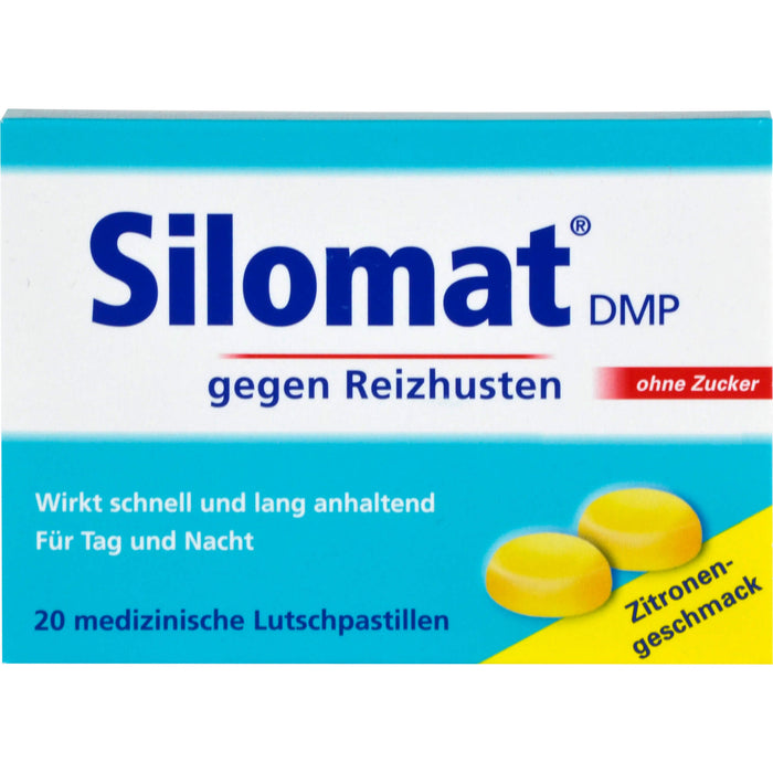 Silomat DMP Lutschpastillen Zitronen-Geschmack, 20 St. Tabletten