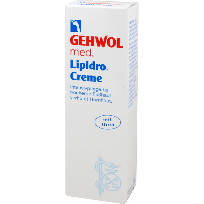 GEHWOL med Lipidro-Creme für die natürliche Hydro-Lipid-Balance der Fußhaut, 125 ml Crème