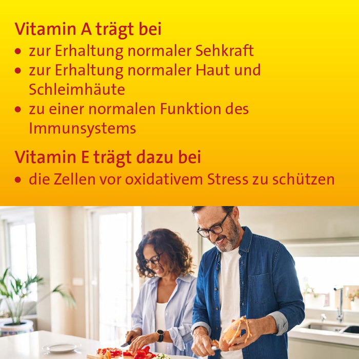 Vitamin A+E Hevert Vital für Augen, Haut und Immunsystem, 60 St. Kapseln