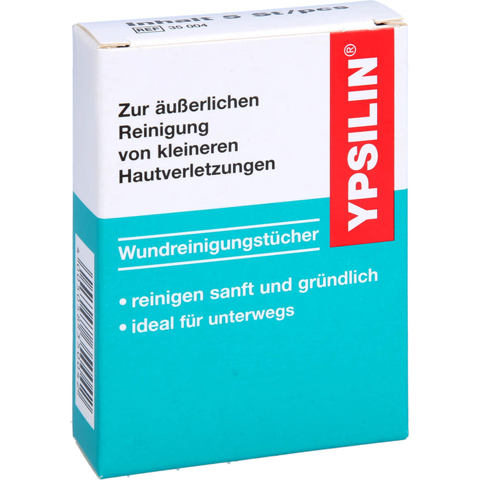 YPSILIN Wundreinigungstücher, 5 pc Tissus