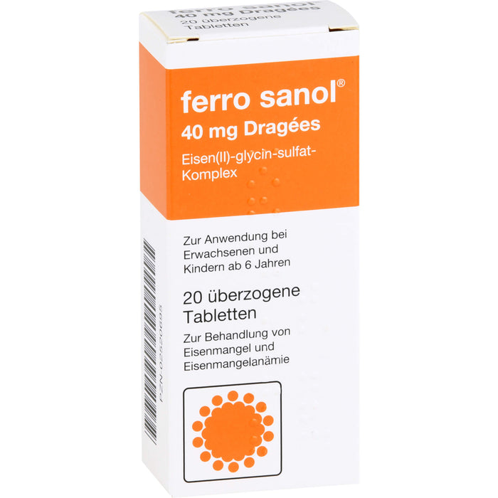 ferro sanol 40 mg Dragées, 20 St UTA