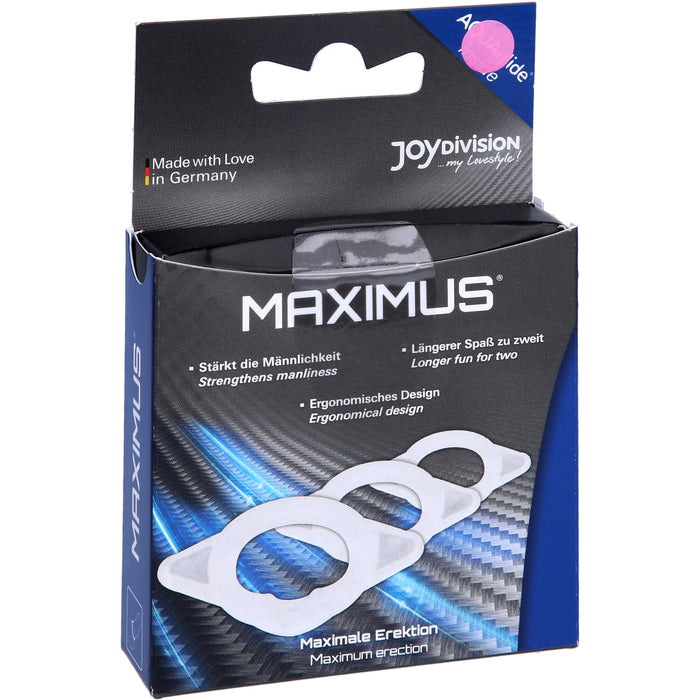 MAXIMUS-Der Potenzring XS S M, 3 St