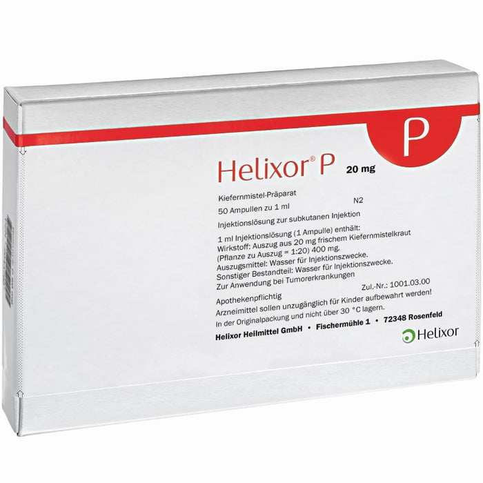 Helixor P 20 mg, 50 pc Ampoules