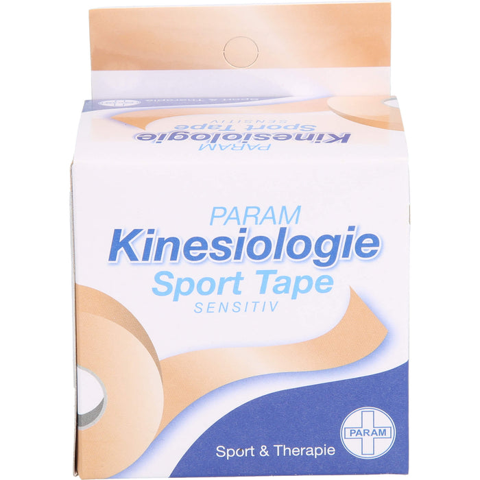 PARAM Kinesiologie Sport Tape 5 cm x 5 m Beige, 1 St. Pflaster