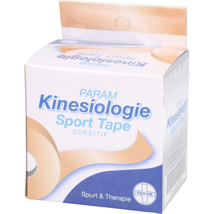 PARAM Kinesiologie Sport Tape 5 cm x 5 m Beige, 1 pcs. Patch