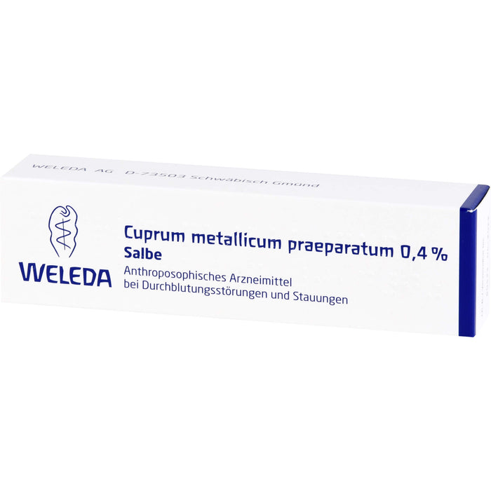 WELEDA Cuprum metallicum praeparatum 0,4% Salbe, 23 g Ointment