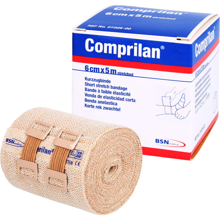 Comprilan elastische Kurzzugbinde 6 cm x 5 m, 1 pc Bandage