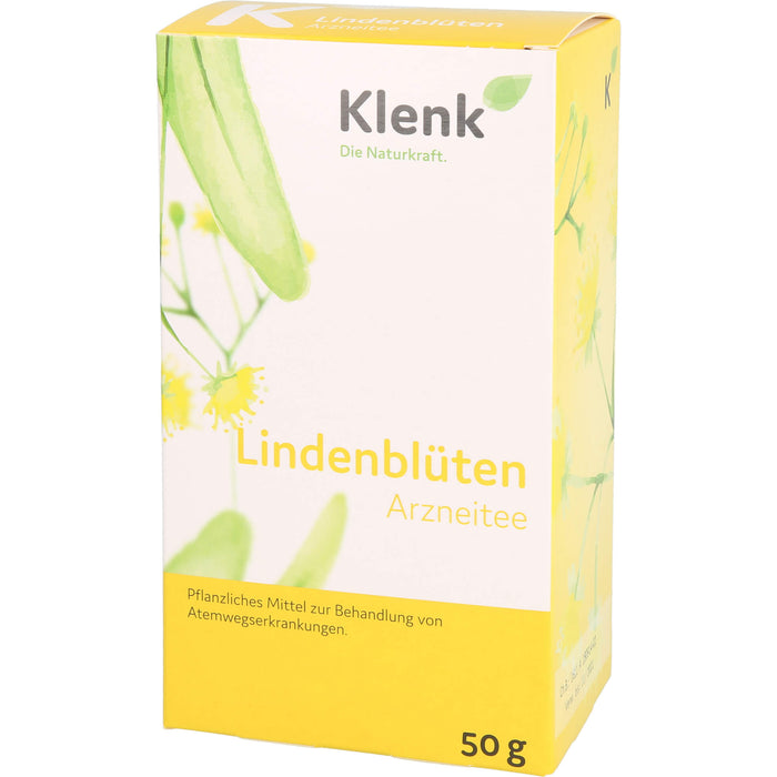 Klenk Lindenblüten bei Erkältungskrankheiten und gegen Reizhusten, 50 g Tea