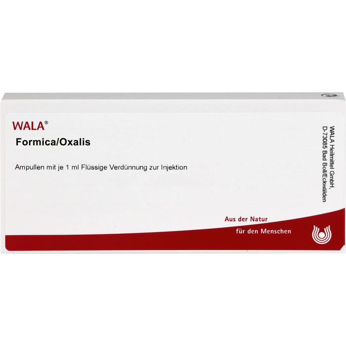WALA Formica / Oxalis Ampullen, 10 St. Ampullen