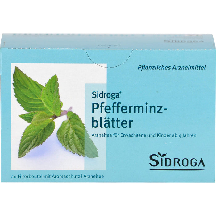 Sidroga Pfefferminzblätter Arzneitee, 20 pcs. Filter bag