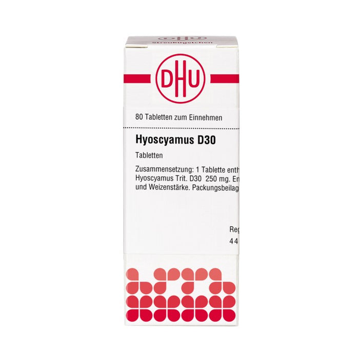 DHU Hyoscyamus D30 Tabletten, 80 St. Tabletten