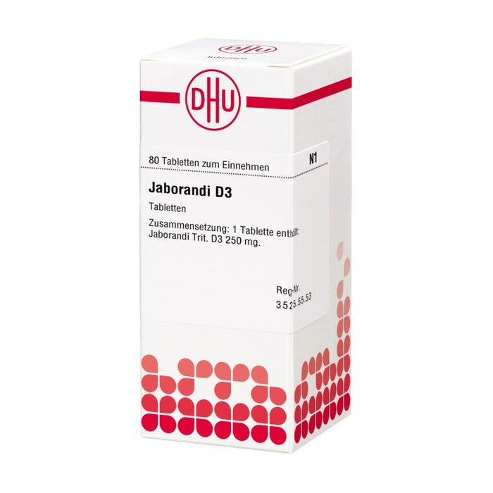 DHU Jaborandi D3 Tabletten, 80 pcs. Tablets