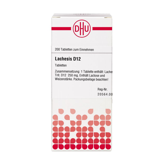 DHU Lachesis D12 Tabletten, 200 St. Tabletten