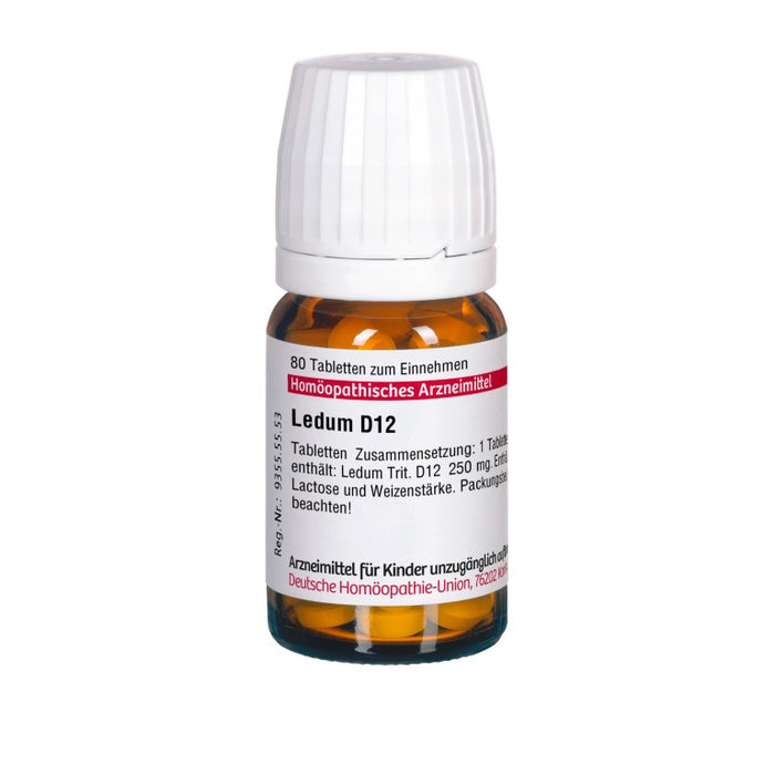 DHU Ledum D12 Tabletten, 80 St. Tabletten