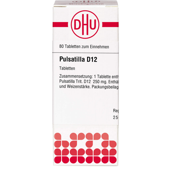 DHU Pulsatilla D12 Tabletten, 80 pcs. Tablets