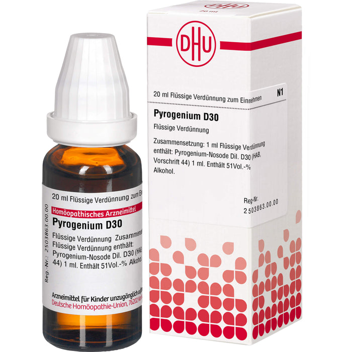 DHU Pyrogenium D30 Dilution, 20 ml Lösung