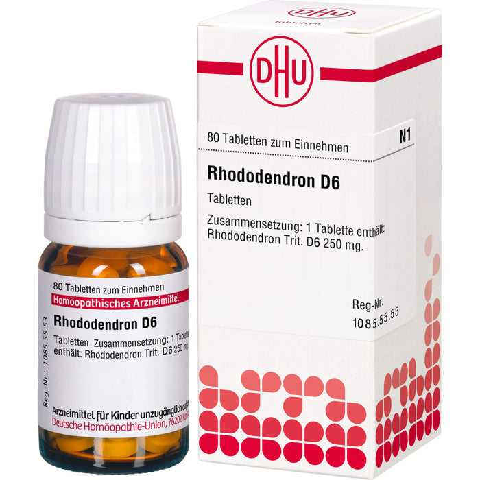 DHU Rhododendron D6 Tabletten, 80 pcs. Tablets