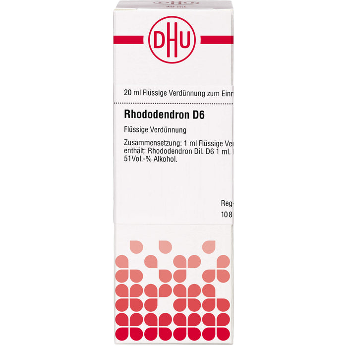 DHU Rhododendron D6 Dilution, 20 ml Lösung