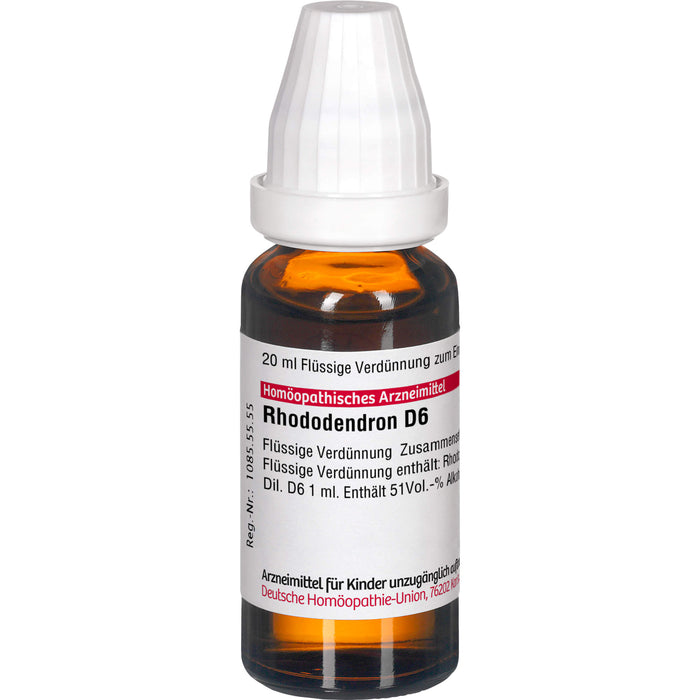 DHU Rhododendron D6 Dilution, 20 ml Lösung