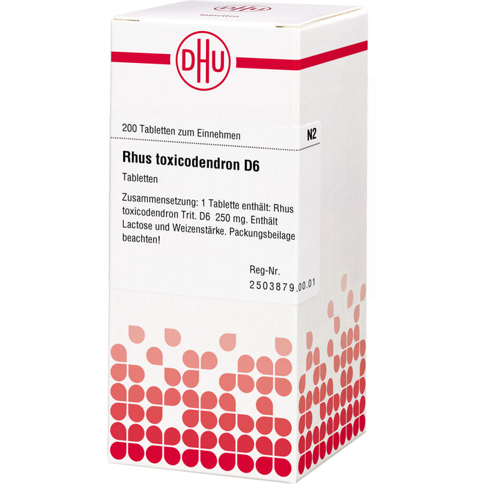 DHU Rhus toxicodendron  D 6 Tabletten, 200 St. Tabletten