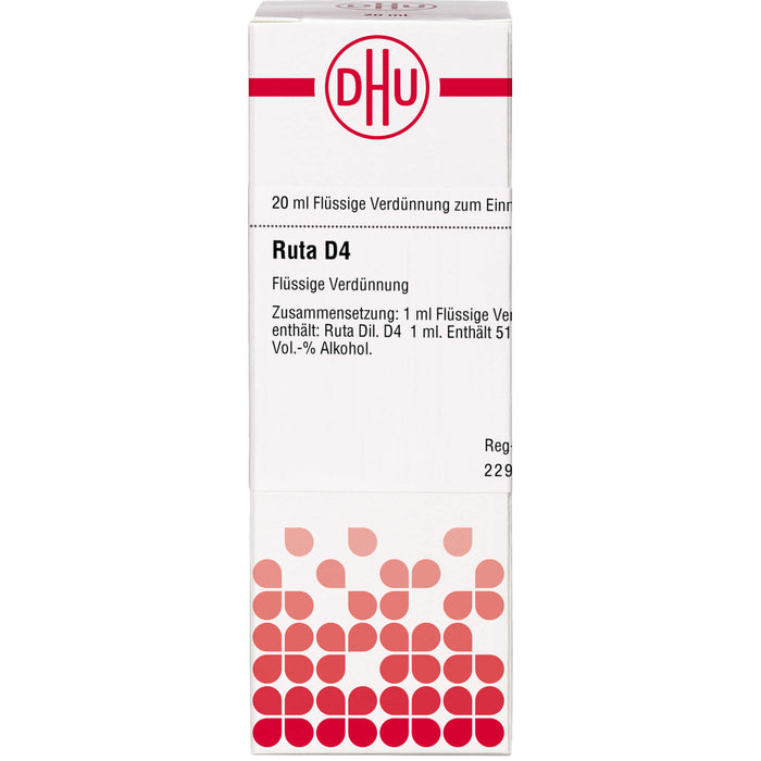 DHU Ruta D4 Dilution, 20 ml Lösung