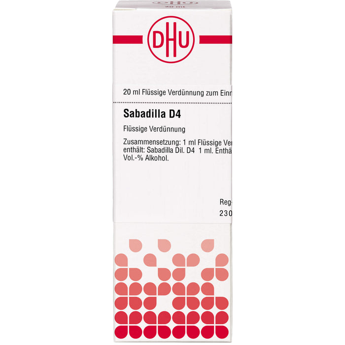 DHU Sabadilla D4 Dilution, 20 ml Lösung