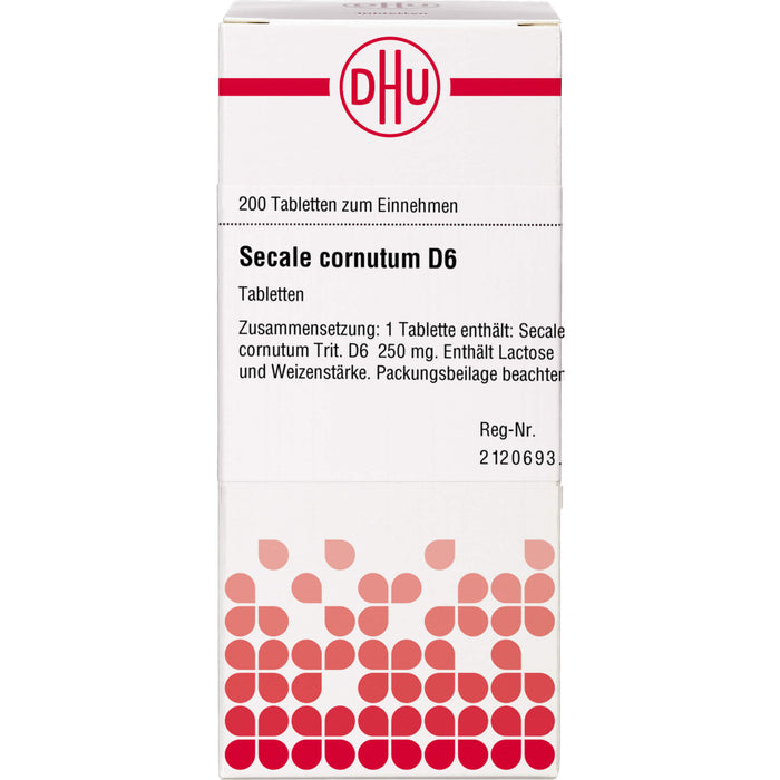 DHU Secale cornutum D6 Tabletten, 200 St. Tabletten